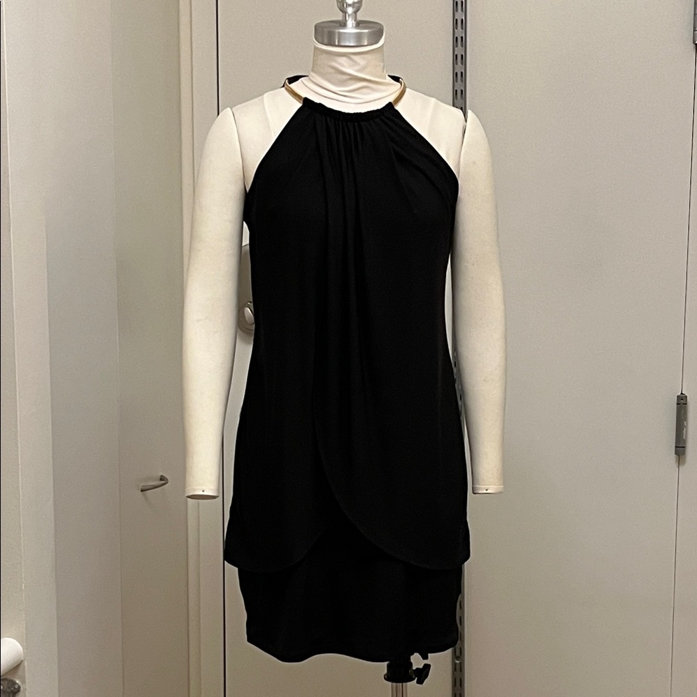 Kensie Elegant Black Mini Dress Size 2